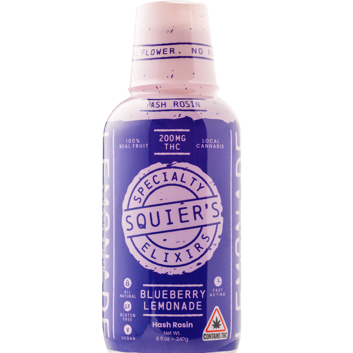 Photograph of Product: Squier's - Blueberry Lemonade - HASH ROSIN 200mg