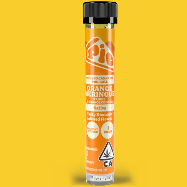 Photograph of product: Pie - Infused Pre-roll - Orange Meringue - Oui'd (1g) - 