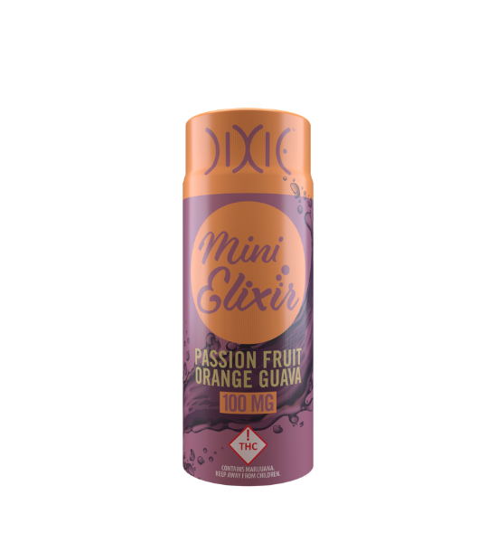 Photograph of product: Dixie Elixir Mini Passion Fruit Orange Guava - 100mg