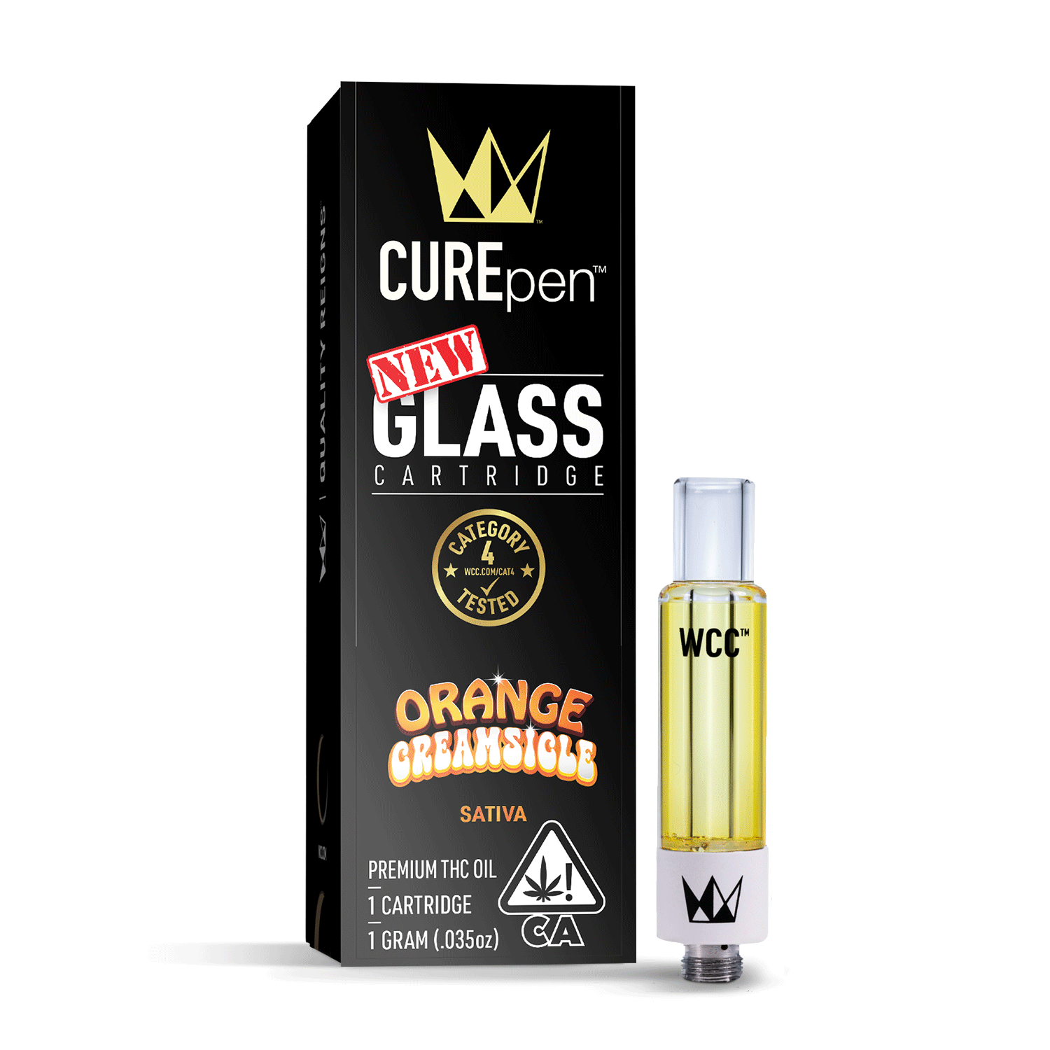 Photograph of product: West Coast Cure | Distillate 510 Vape | Orange Creamsicle