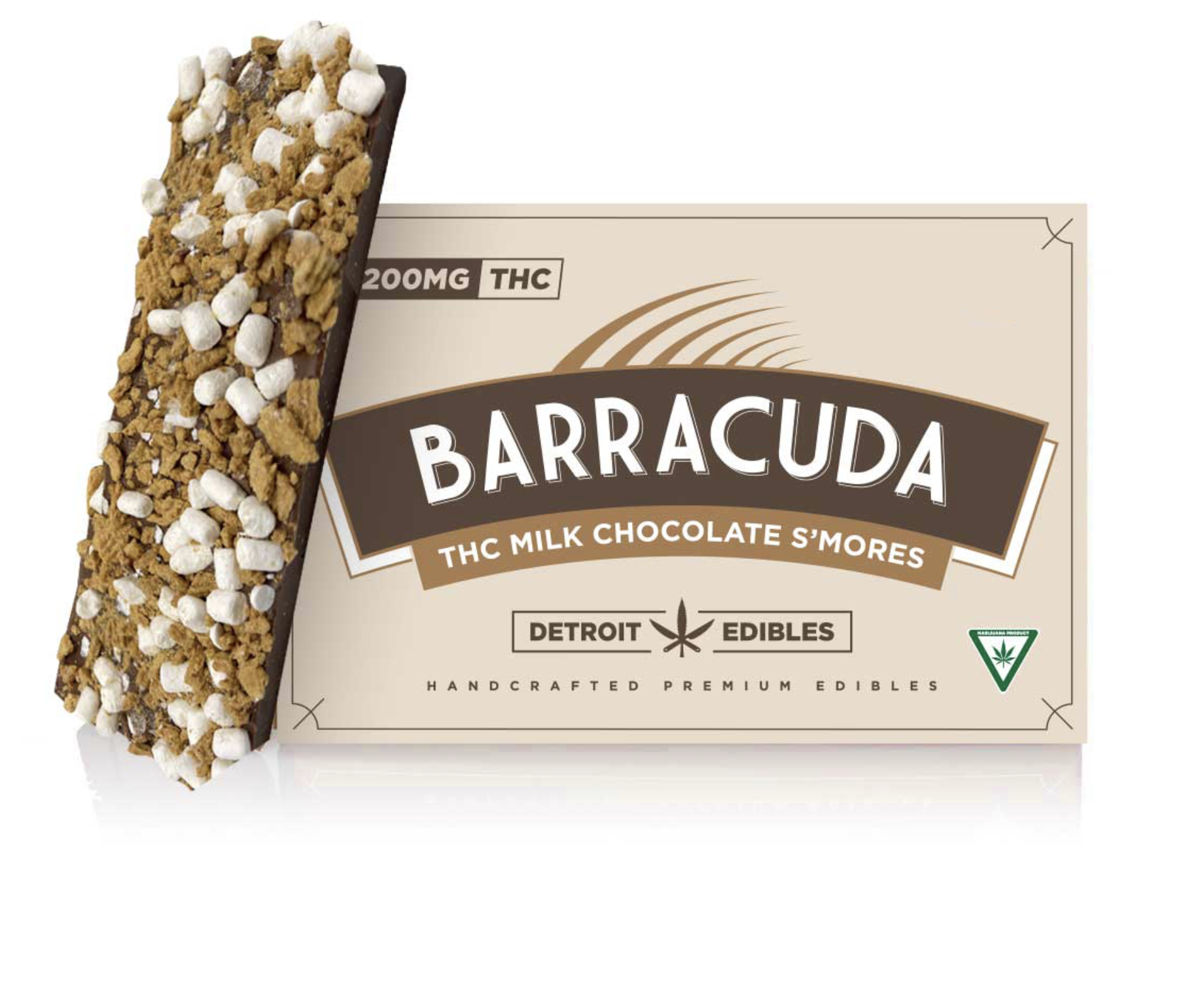 Photograph of product: Barracuda Bar - Chocolate Smores - 200mg