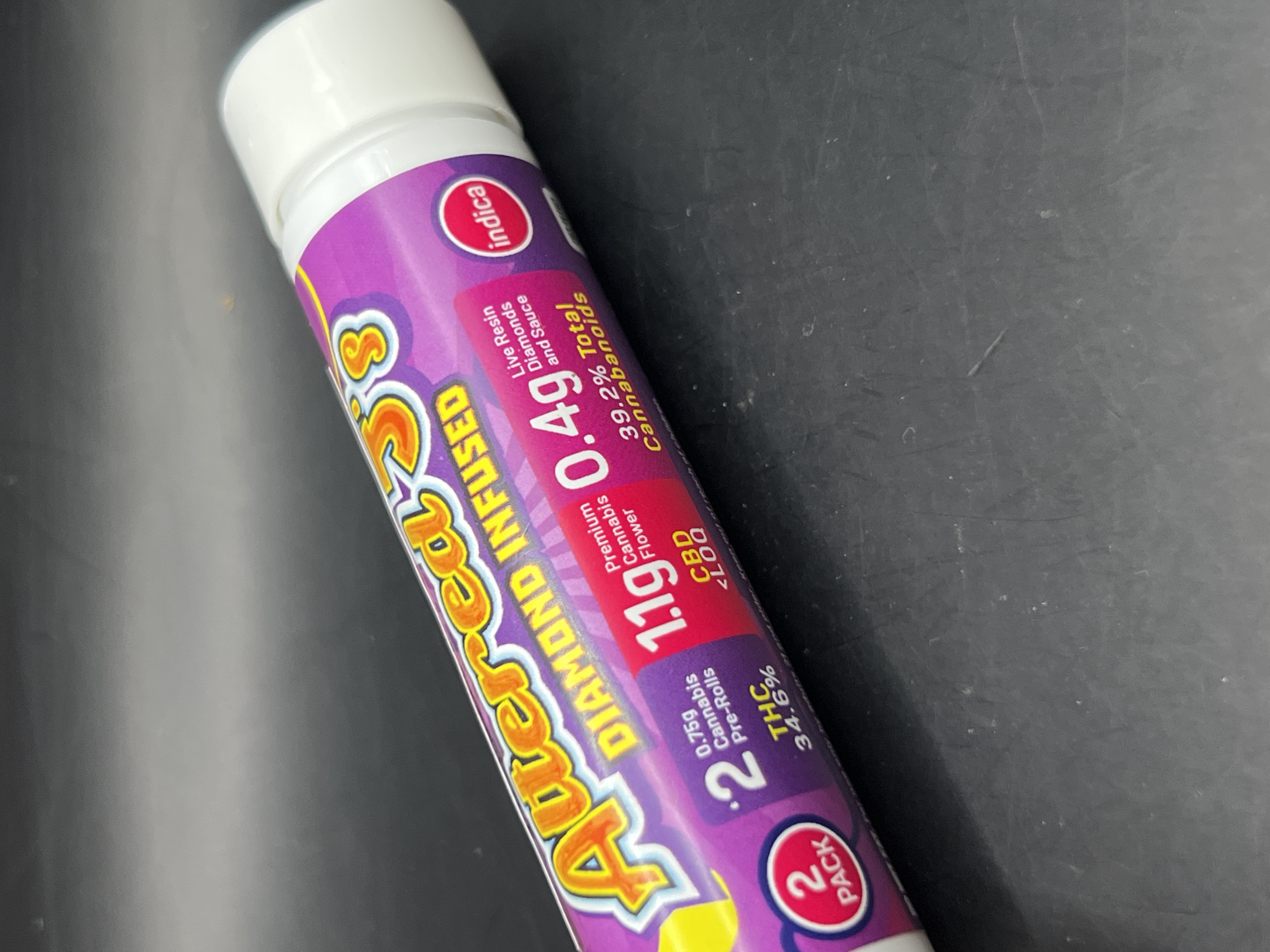 Photograph of product: Altered J's 'Rudeboi' Infused Pre-Roll 2pk