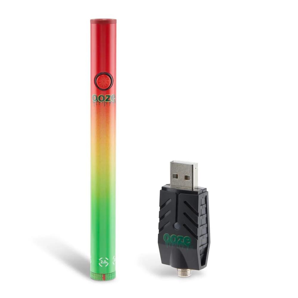 Photograph of product: Ooze Slim Twist Pen 2.0 - Rasta