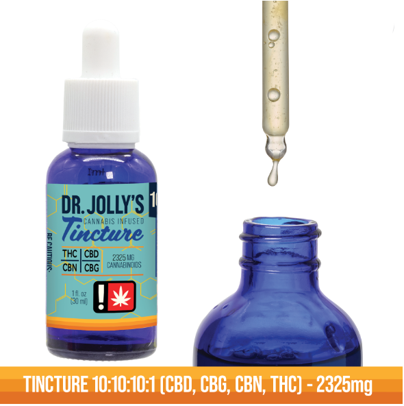 Photograph of product: 10:10:10:1 CBD/CBN/CBG/TH-oui Tincture