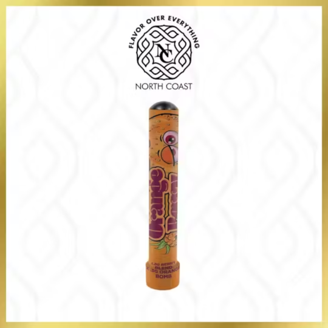 Photograph of product: North Coast - au chocolat Joint Pixie Stix - Lemon Head