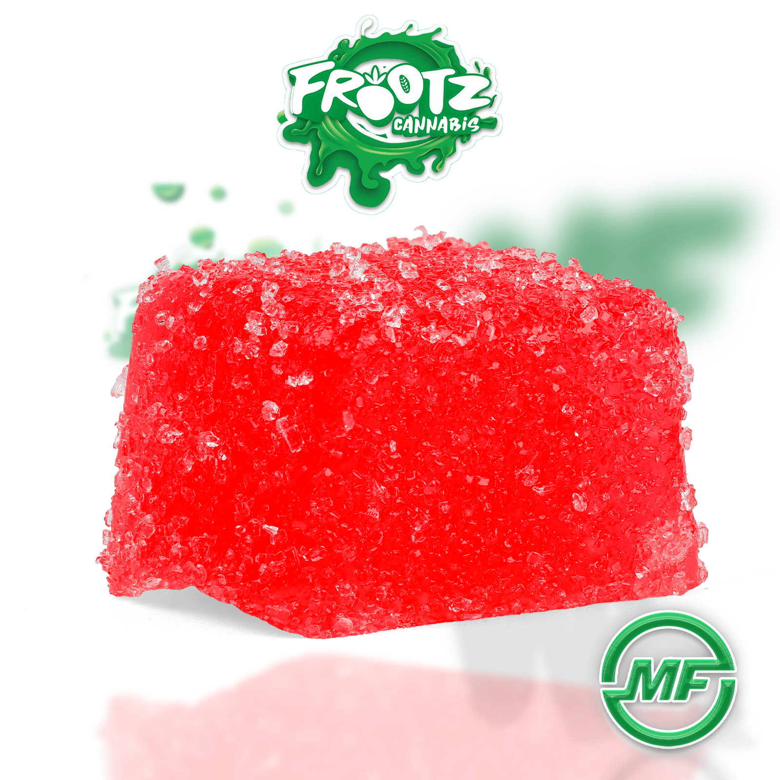 Photograph of product: Frootz | Strawberry | Gummies | 200mg