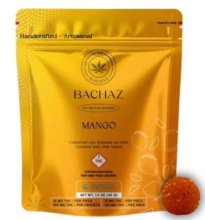 Photograph of product: Bachaz Gummies - Mango - Oui'd