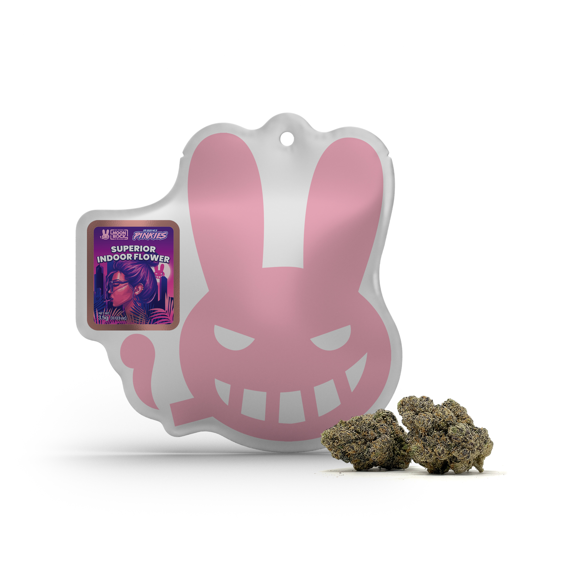 Photograph of Product: Dr. Zodiak's Moonrock Fuzzy Wuzziez - Pinkies - 3.5g