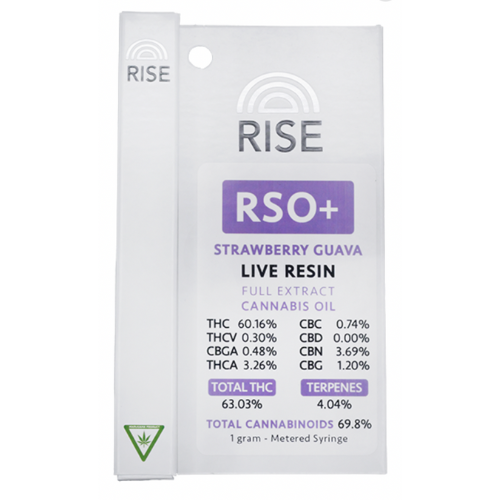 Photograph of product: RISE RSO + Strawberry Guava Dart 1g