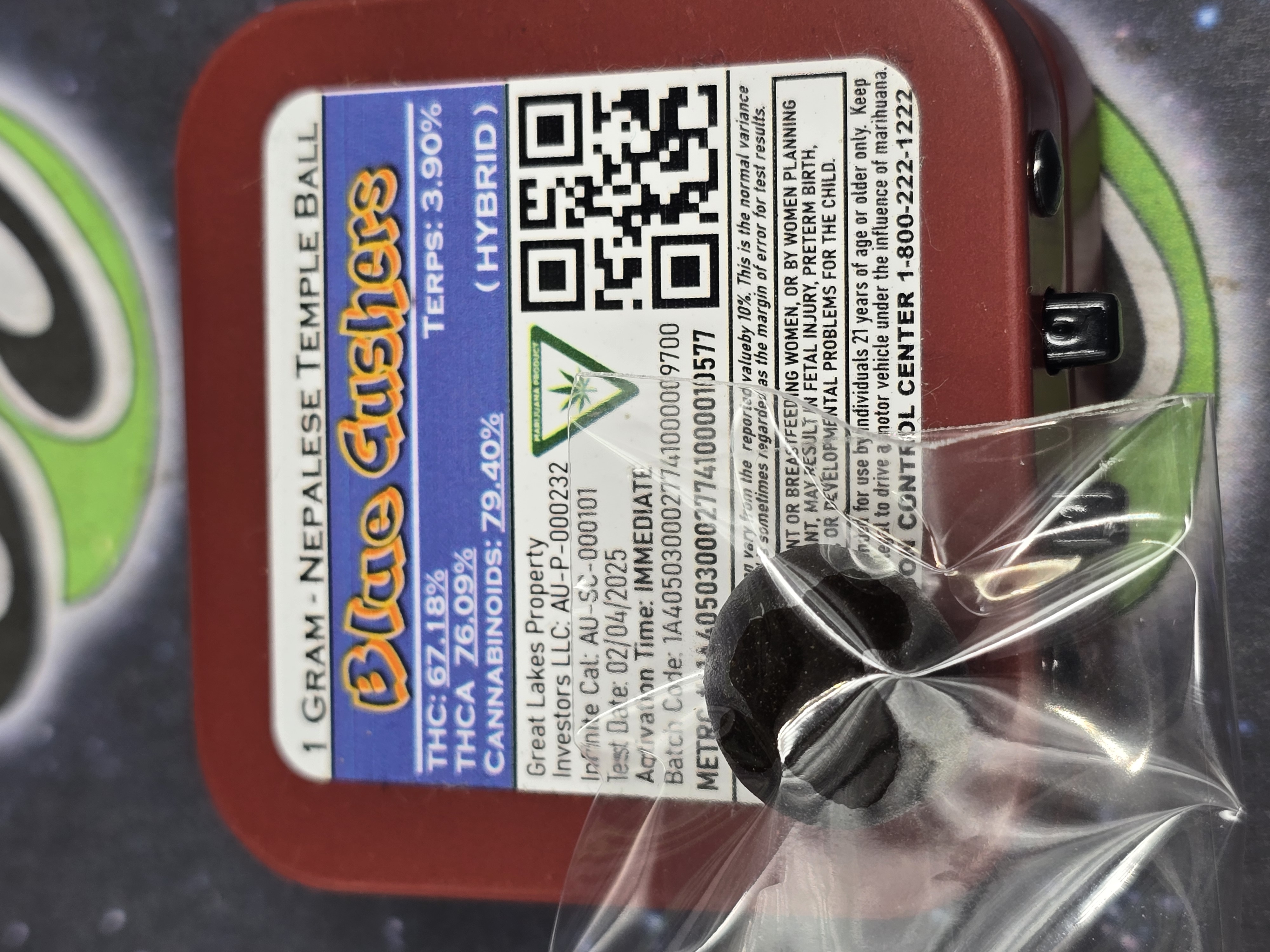 Photograph of product: Old School au chocolat | Michigan Cherry Temple Ball