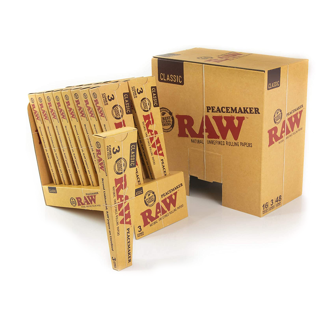 Photograph of product: RAW Classic Cones Peacemaker 3pk