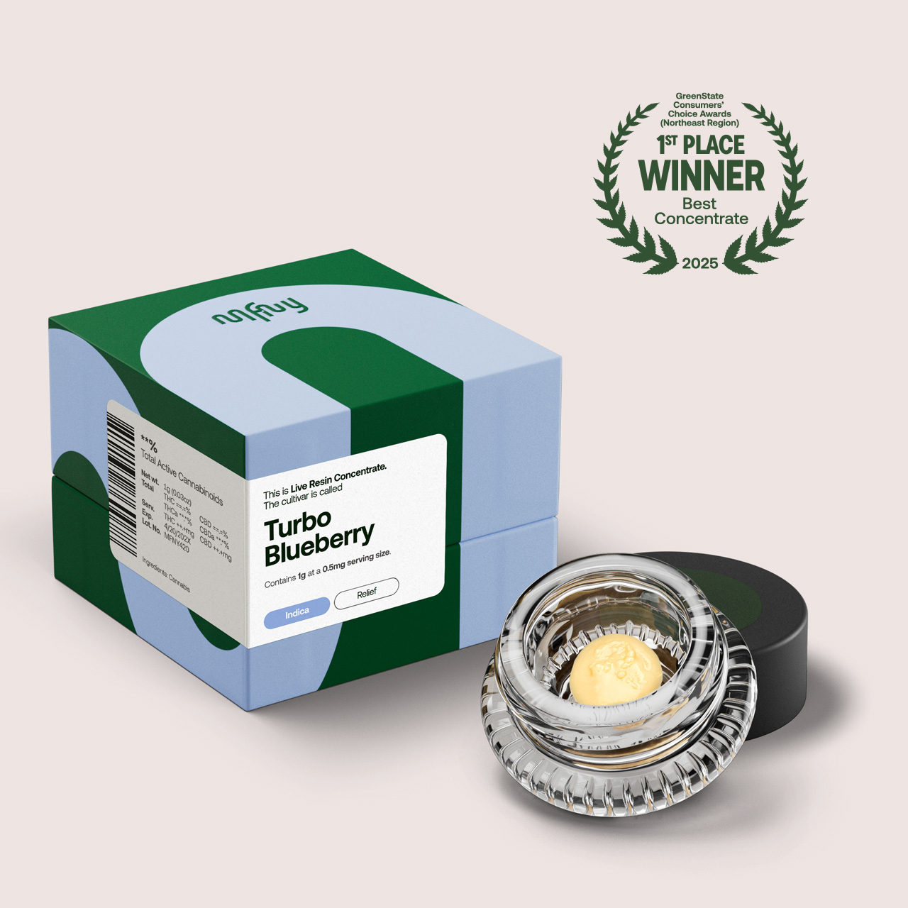Photograph of product: MFNY | Turbo Blueberry Live Resin Badder