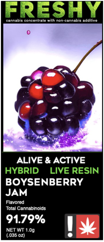 Photograph of product: Freshy 1g Cart | Boysenberry Jam