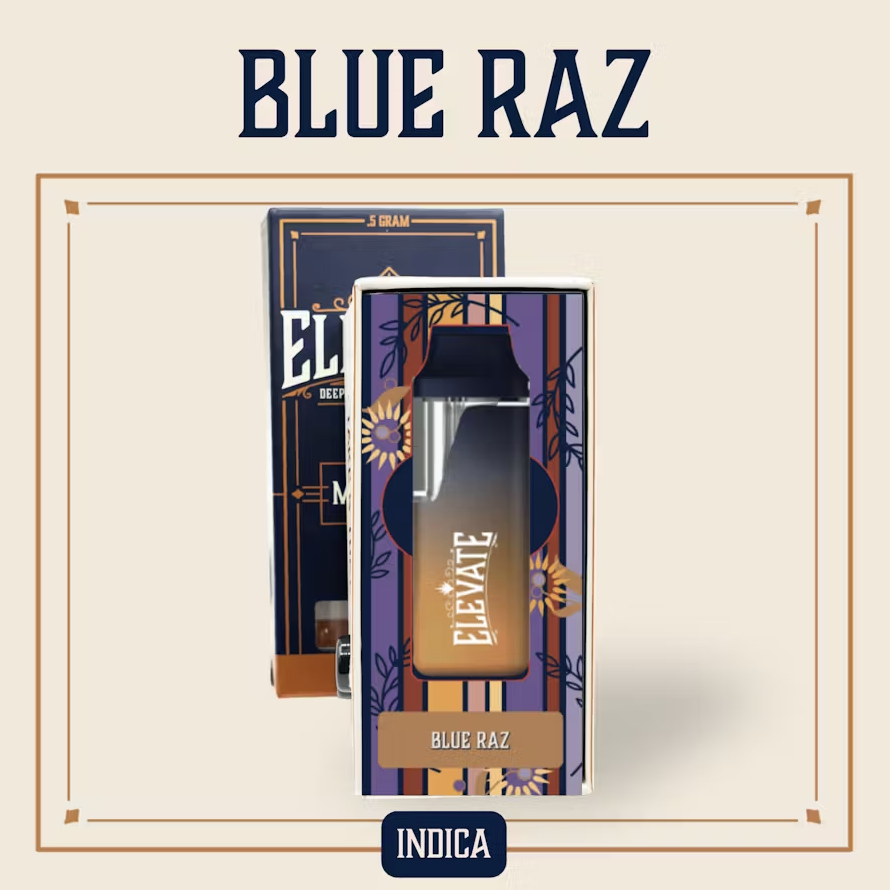 Photograph of product: Elevate - Min-E-Bar - Blue Raz (I) - 1g