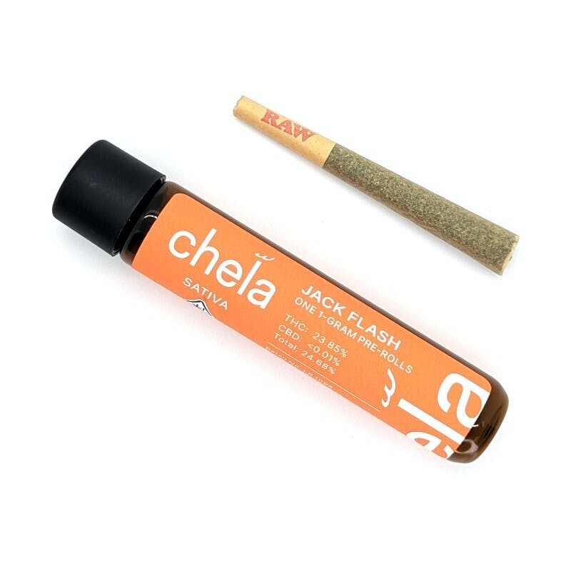 Photograph of product: CHELA - PREROLL - BLACK GARLIC GELATO - 1G