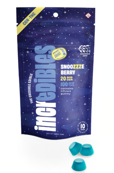 Photograph of product: (73134) 5:1 120mg Snoozzzeberry Gummies
