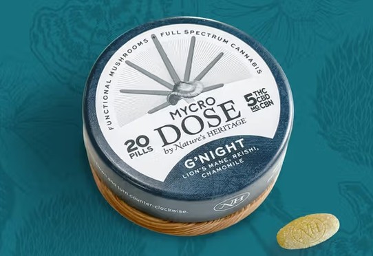 Photograph of product: Nature's Heritage Mycro G'Night (I) Pills 5mg 20pk