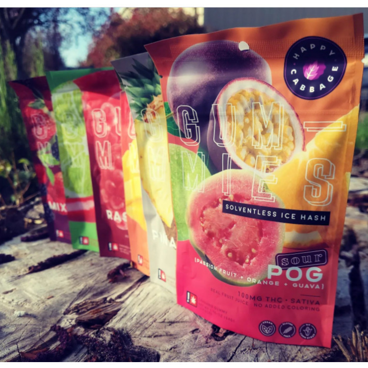 Photograph of product: Happy Cabbage: Mango - Rosin Fruit Chew 10pk 100mg