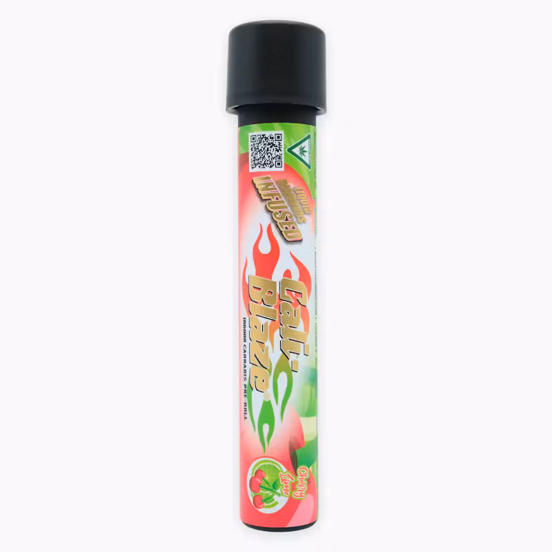 Photograph of product: Cali-Blaze - Tarantula Preroll - (1g) - Oui'd - **CHERRY LIME** (5/$30)