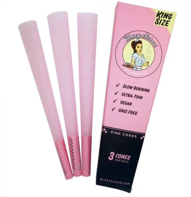 Photograph of product: Blazy Susan - King Size Pink Cones - 1pk / 20 Cones