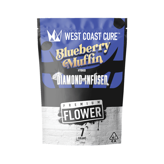 Photograph of product: Blueberry Muffin | 7G Diamond Infused Premium Flower - 