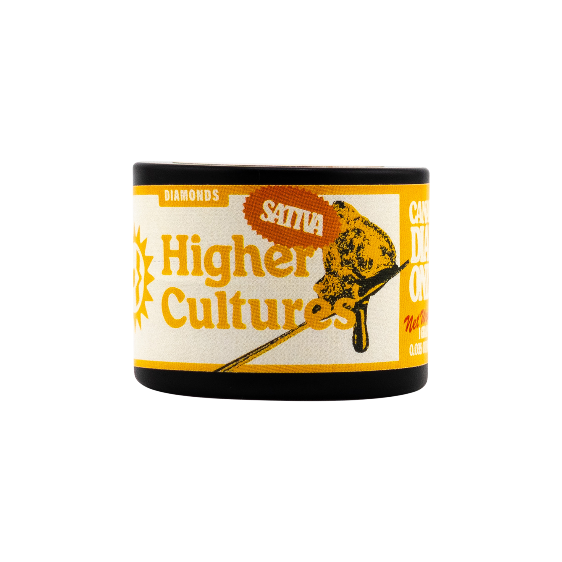 Photograph of Product: Higher Cultures Tropical Runtz Canary Diamonds wax (S)