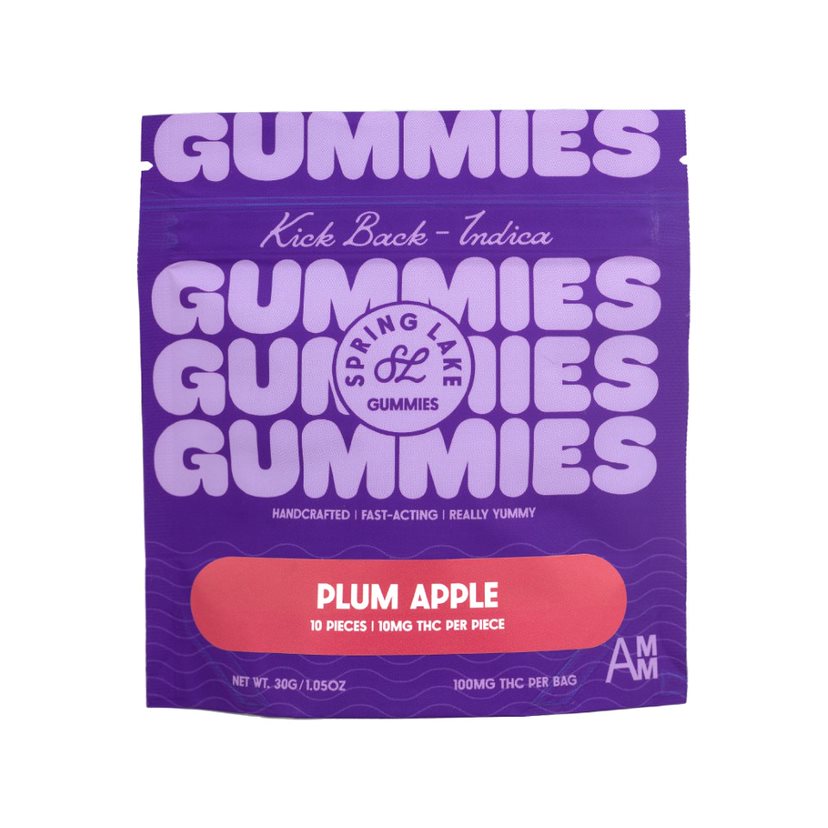 Photograph of product: Spring Lake: Gummies | Plum Apple | Oui'd | 100mg | 10pk
