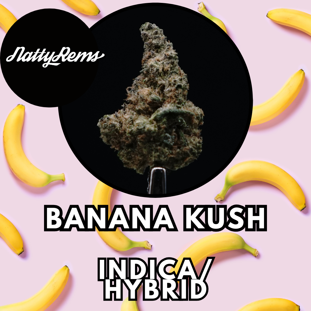 Photograph of product: Flower - Banana Kush - Tier 2 (Bldr) - 28g