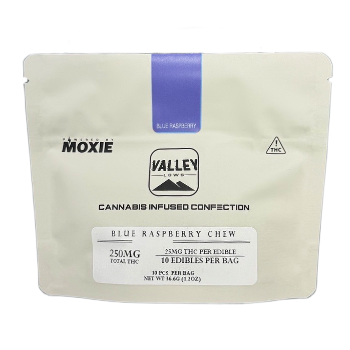 Photograph of product: Blue Raspberry | Chews | 25mg | 10pk