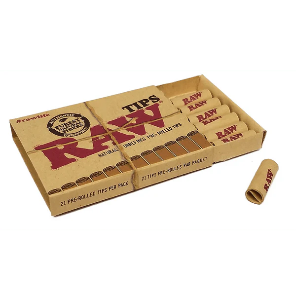Photograph of product: RAW Tips Pre-Rolled Tips