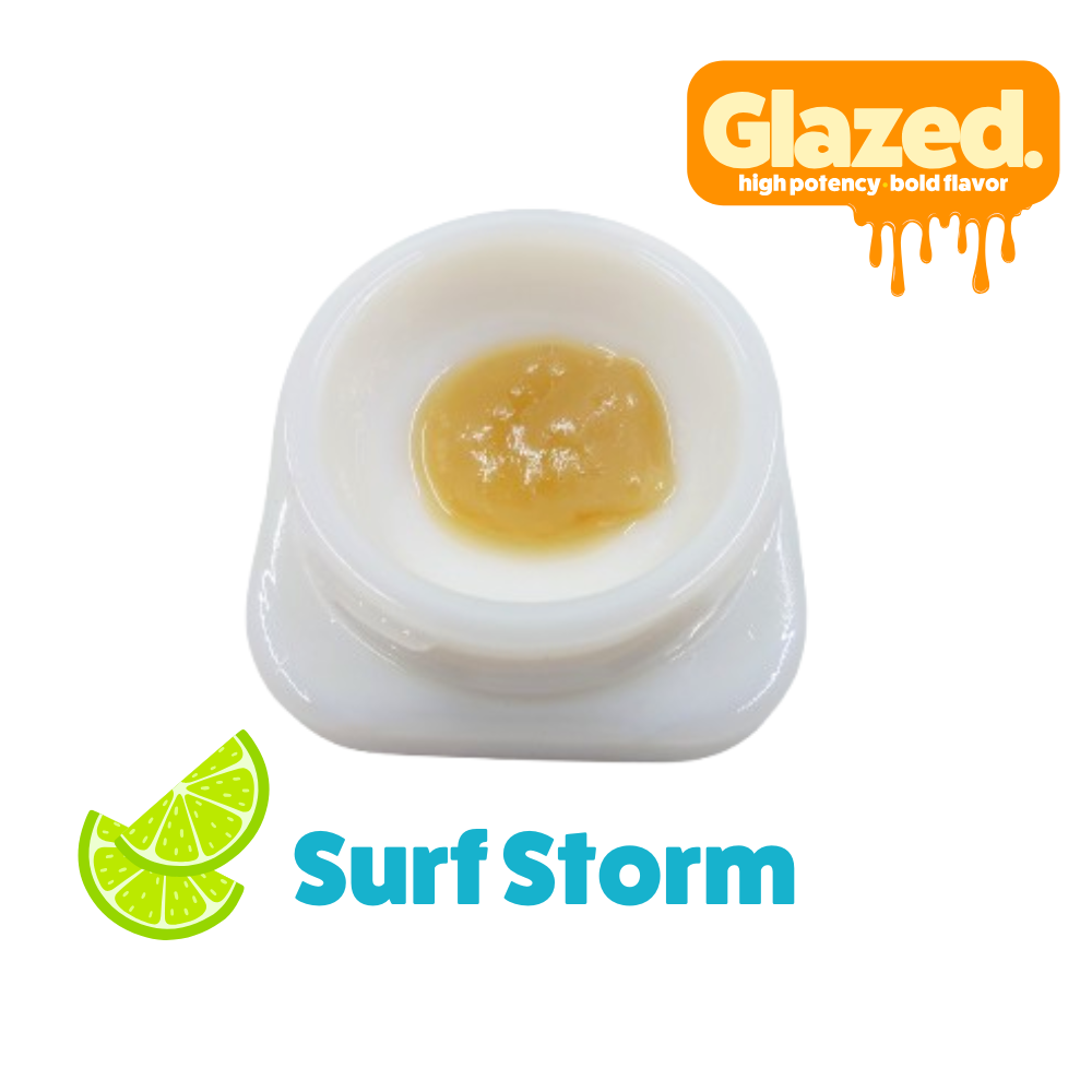 Photograph of product: Glazed | Surf Storm | 1g | Flavored Wax