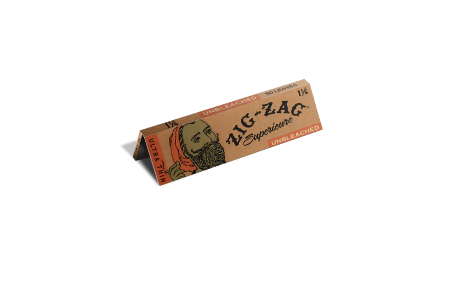 Photograph of product: ZIG ZIG | ROLLING PAPERS | UNBLEACHED  | 1-1/4