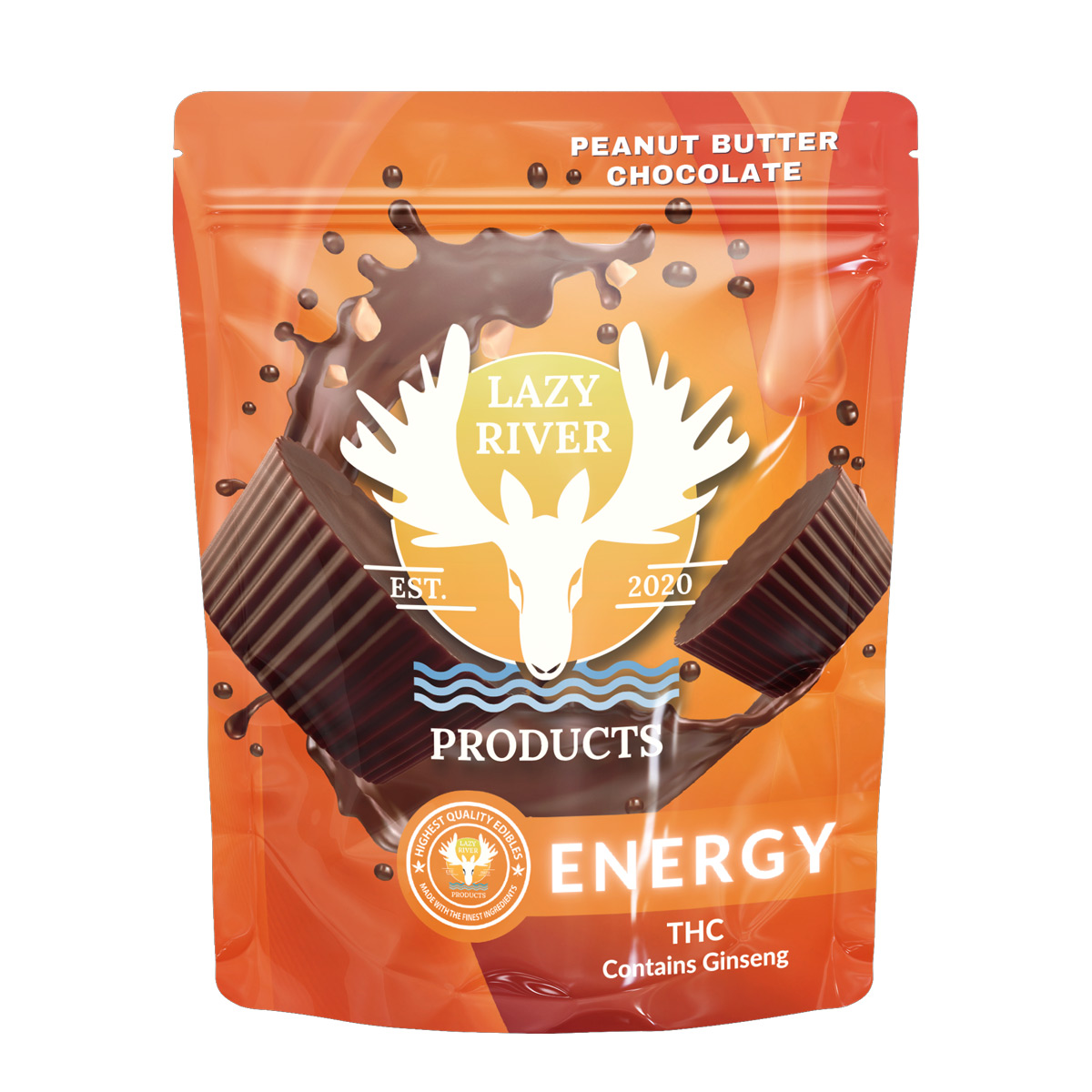 Photograph of product: ENERGY Peanut Butter Chocolates - Standard Onset 10pk (TAX INCLUDED)