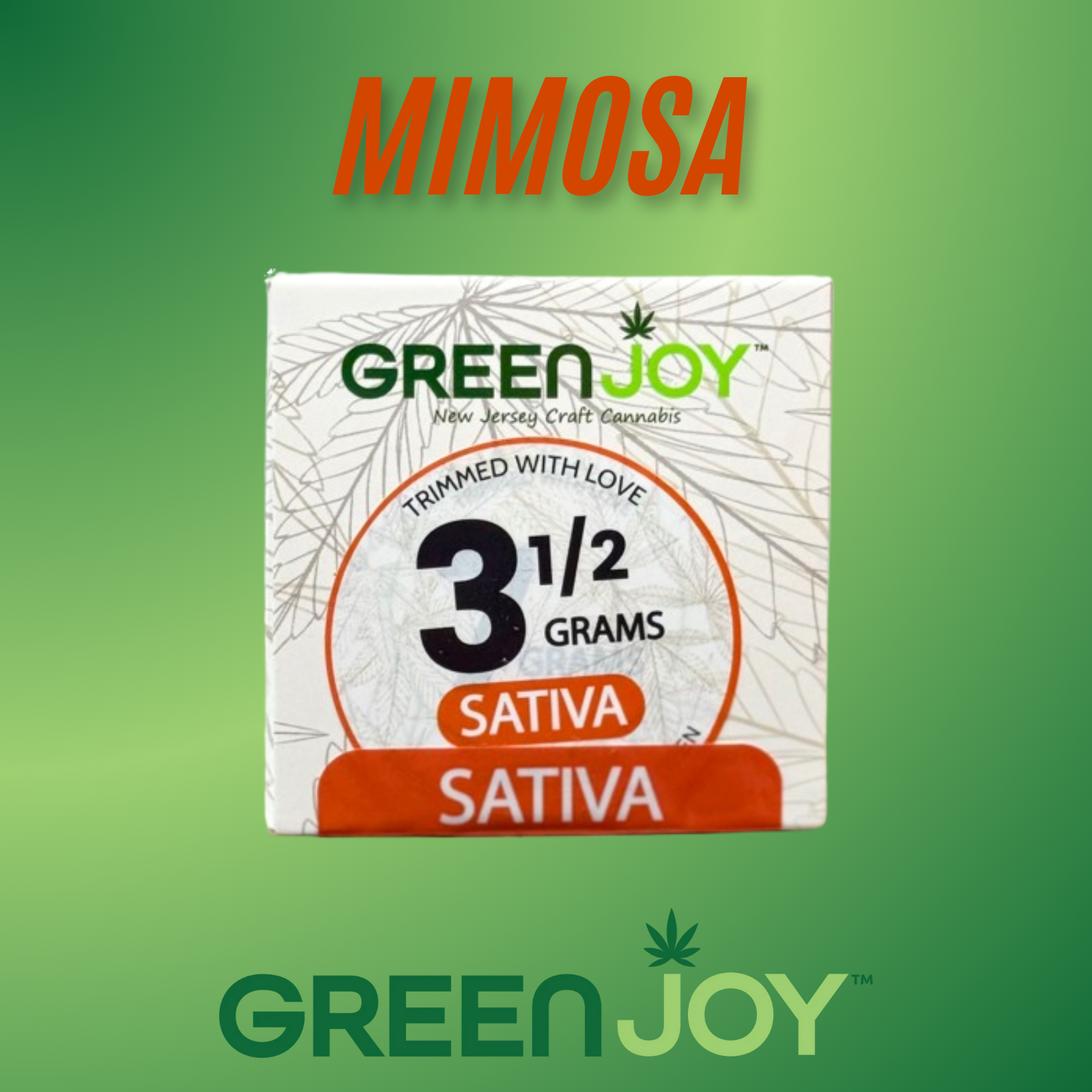 Photograph of product: Green Joy Craft Oui'd | Mimosa | 3.5g (Oui'd)