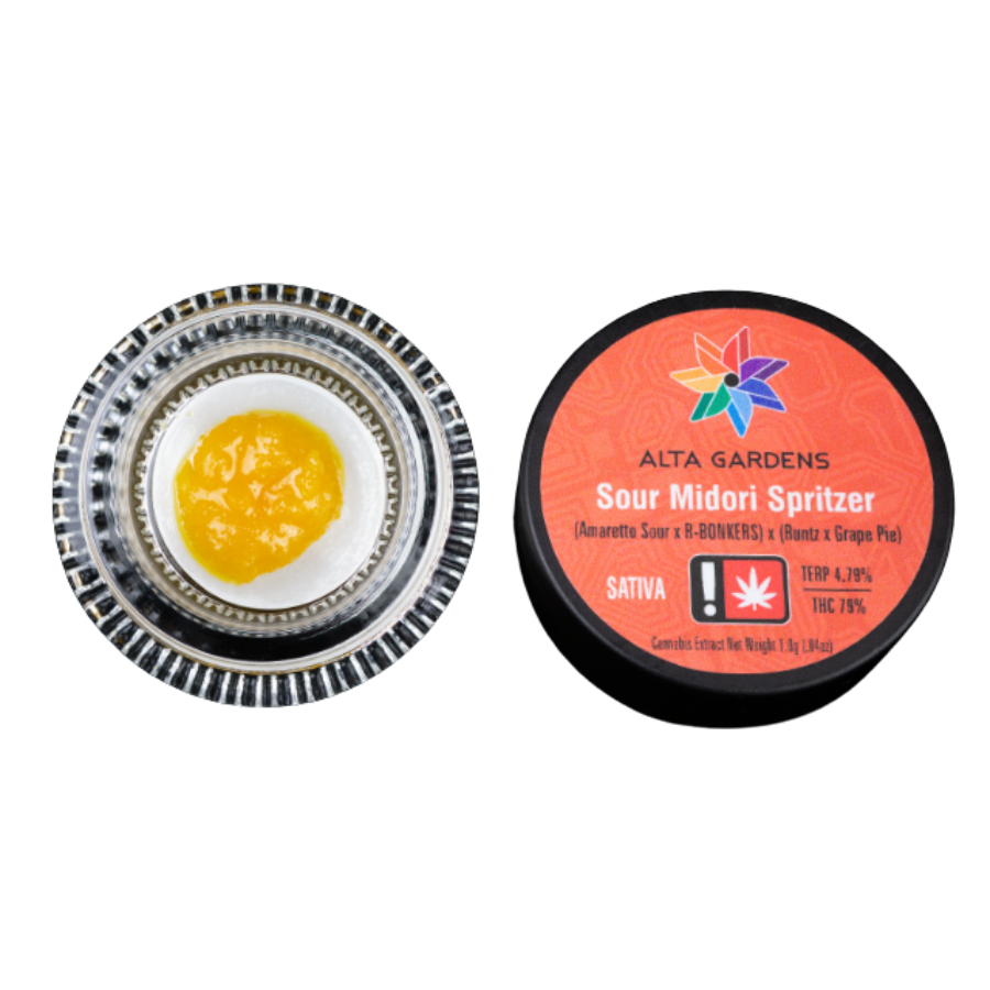 Photograph of product: Dab | Alta Gardens Cured Resin | Sour Midori Spritzer (S)