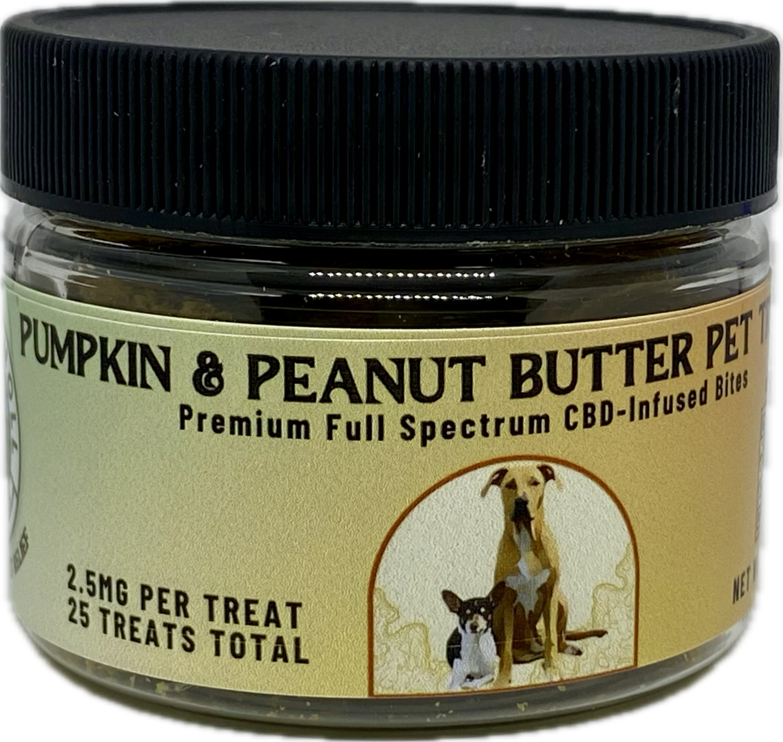 Photograph of product: Grassy Knoll - Pumpkin & Peanut Butter Pet Treats - 1oz- 25 treats- 2.5mg per dose