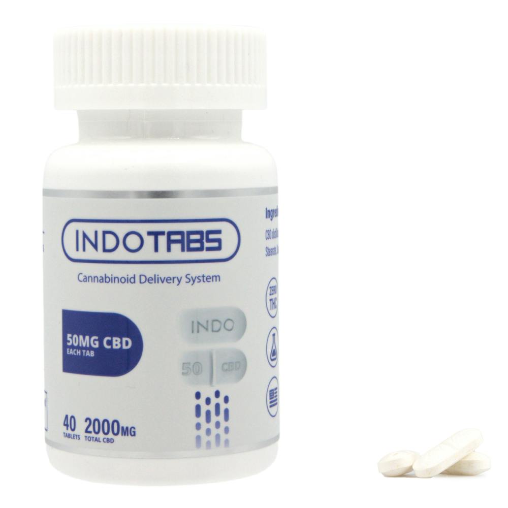 Photograph of product: CBD TABLETS 40PK [2000MG]