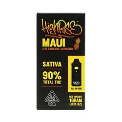 Photograph of product: High Rise AIO Vape Maui 1g - 