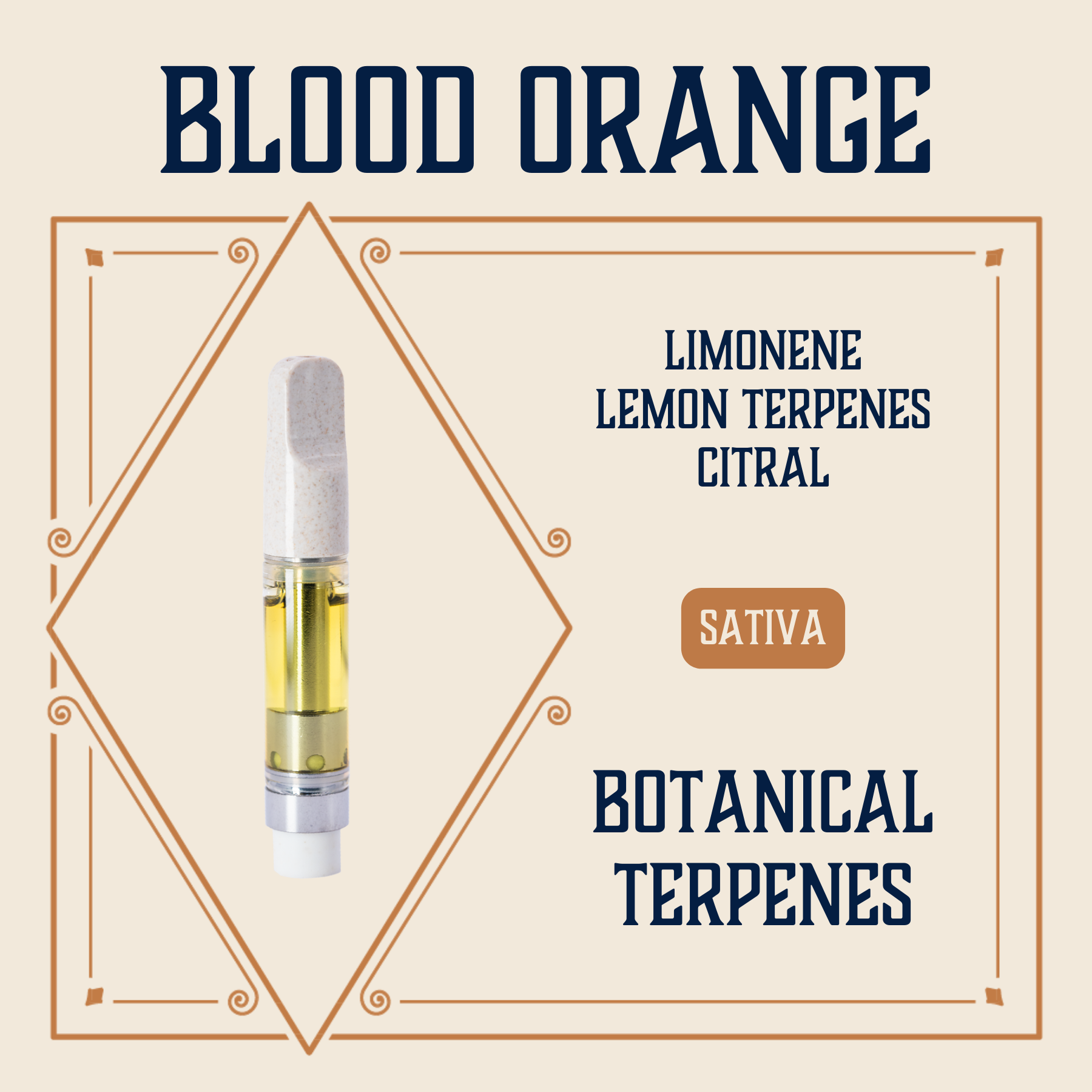 Photograph of product: Elevate: Vape | Blood Orange | Cartridge | 1g