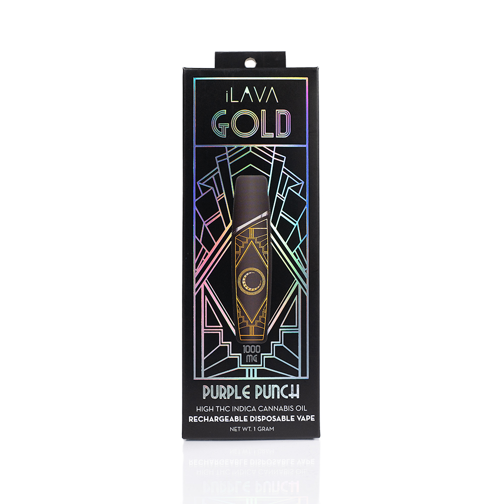 Photograph of product: GOLD Disposable 1000mg - Purple Punch