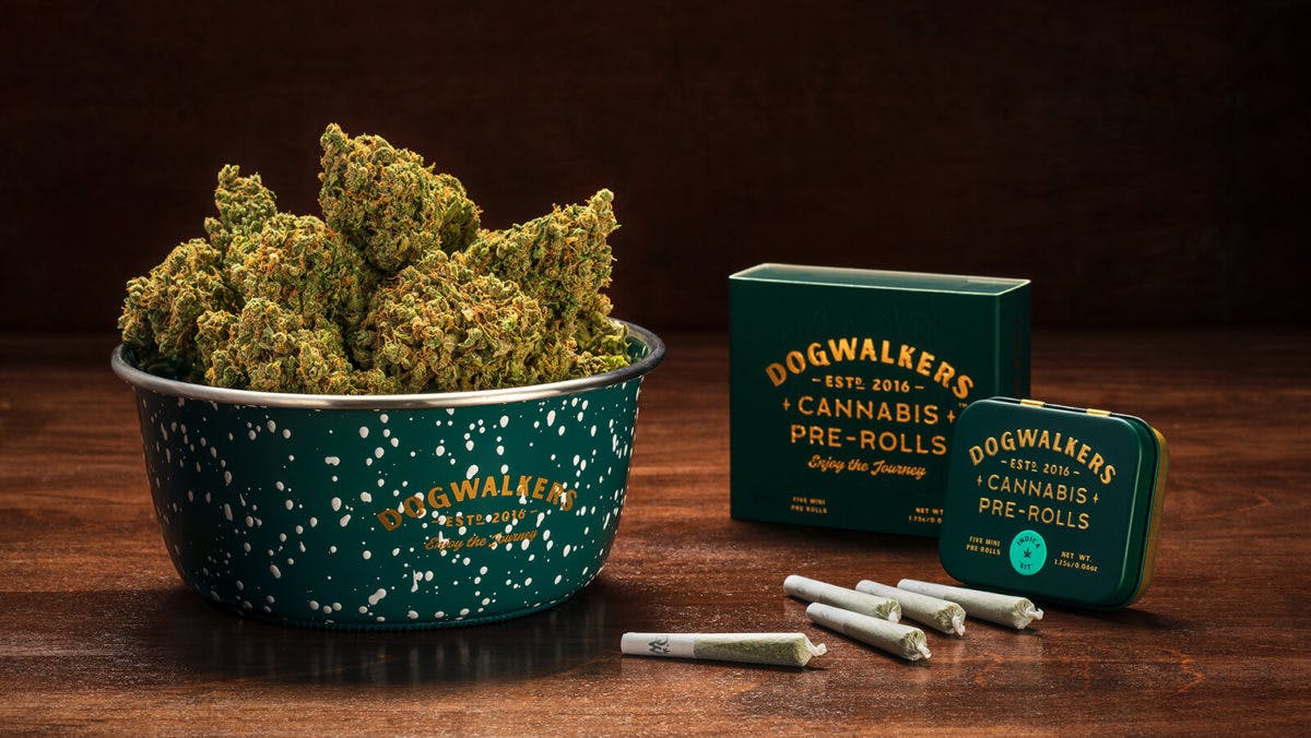 Photograph of product: Dogwalkers - Animal Face - 12pk x 0.35g Prerolls