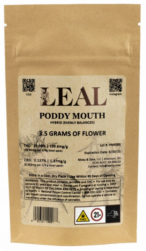 Photograph of product: Leal | Poddy Mouth | 3.5g