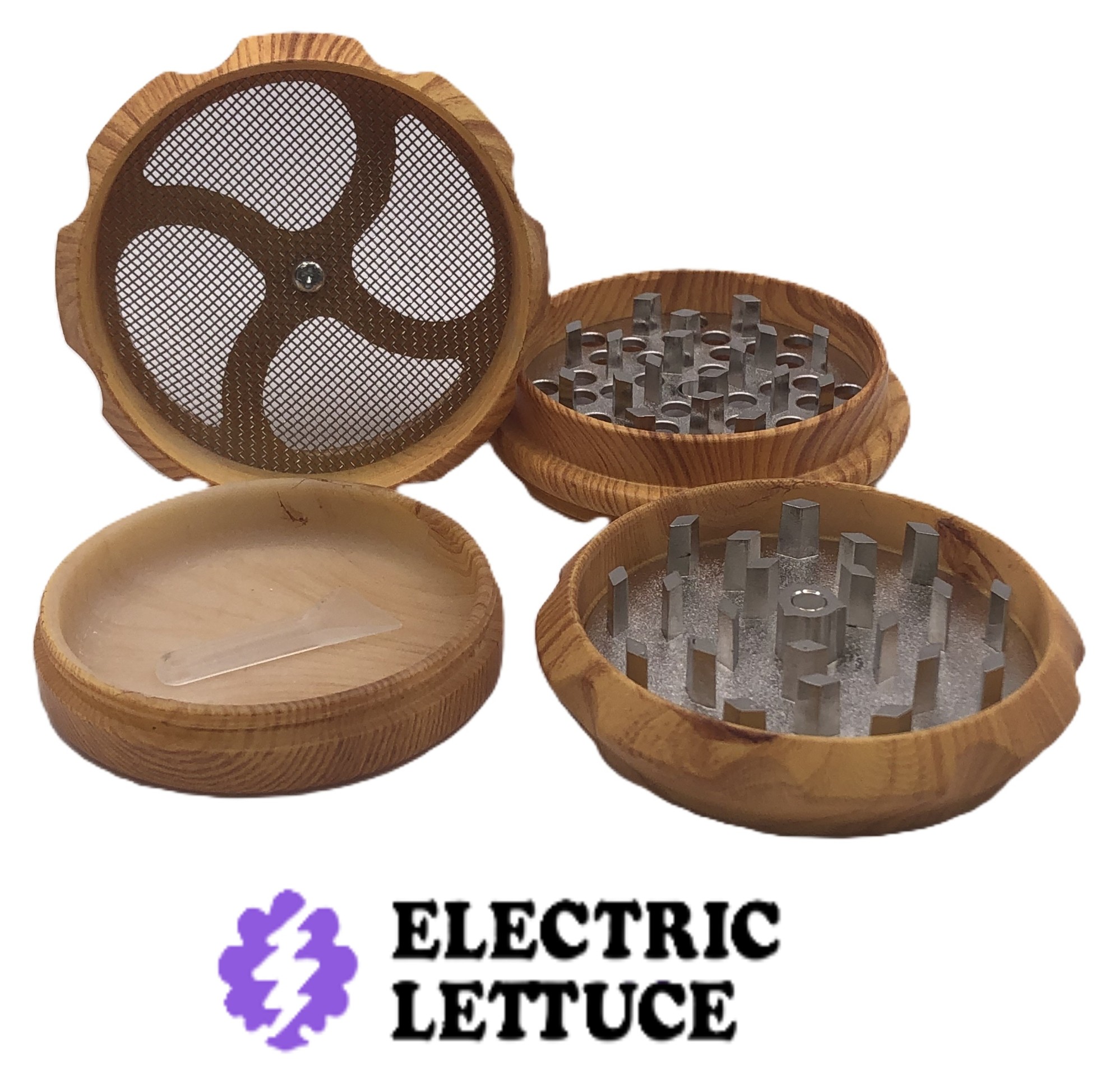 Photograph of product: 2.5" Notched Wood Grain Grinder