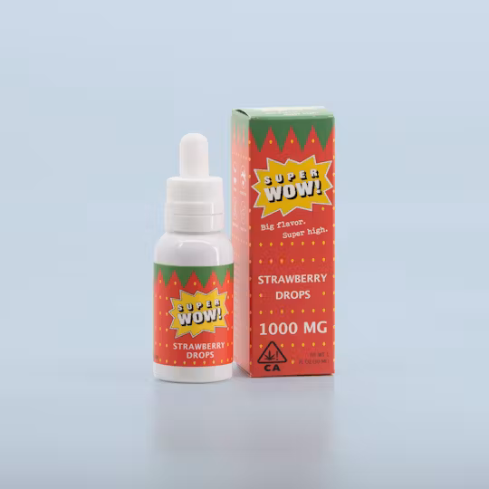 Photograph of product: Proof - SuperWow Tincture - Strawberry Drops