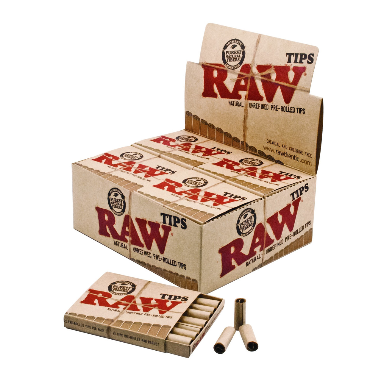 Photograph of product: Raw | Pre-Rolled Tips Display