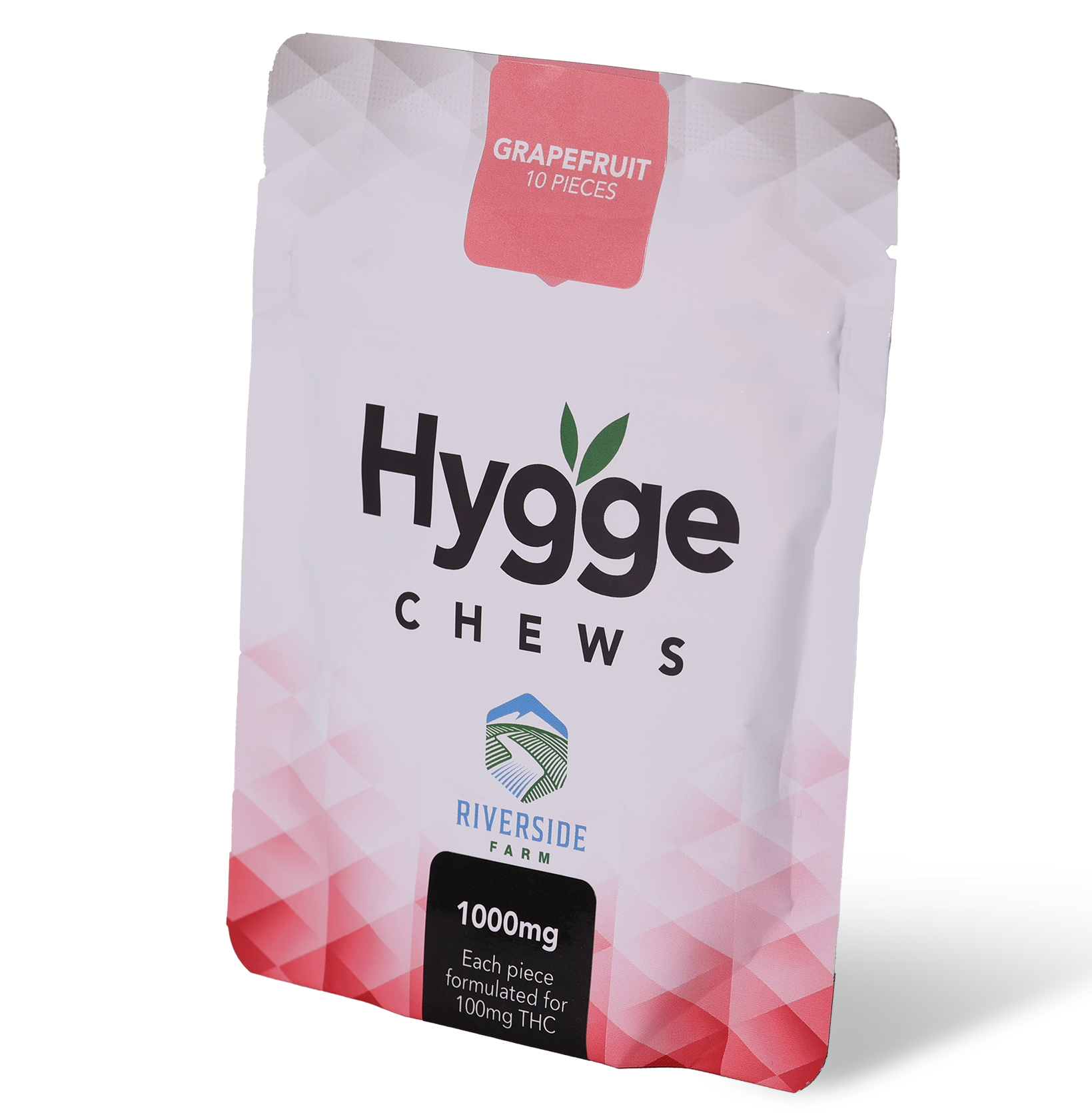 Photograph of Product: Hygge Chew | Grapefruit | 100mg 15ct | Gummie