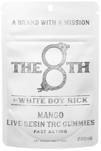 Photograph of Product: White Boy Rick - Gummies - 200mg Live Resin Nano - Mango