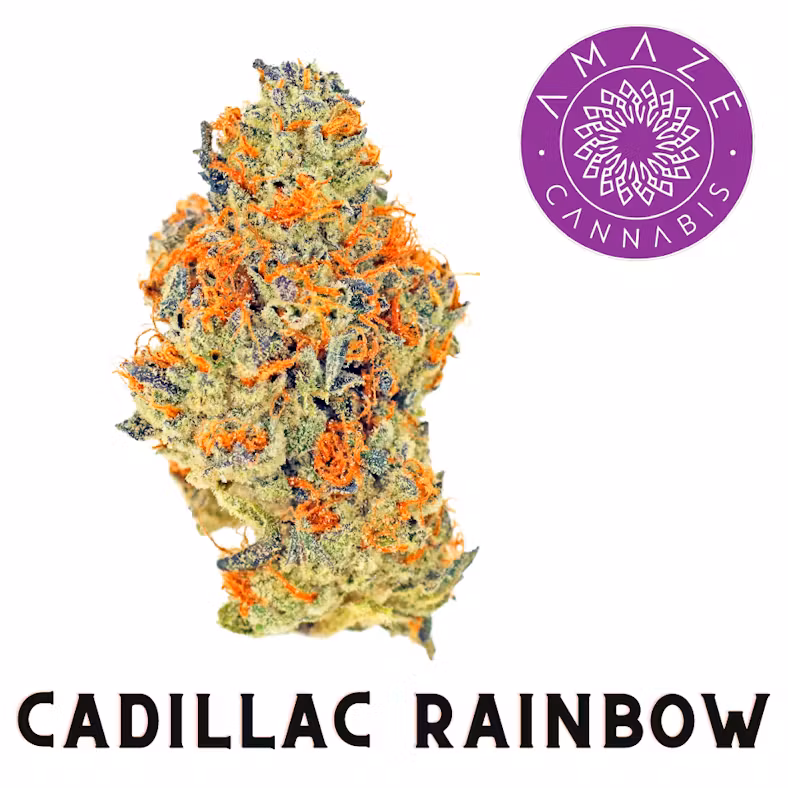 Photograph of product: Cadillac Rainbow - Amaze Oui'd - 3.5g Pre-Packaged