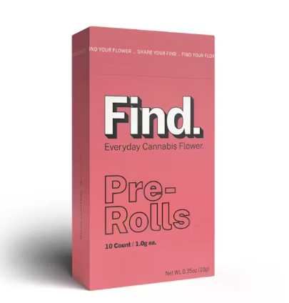 Photograph of product: Find Cheddar Cheeze 1g 10pk Prerolls