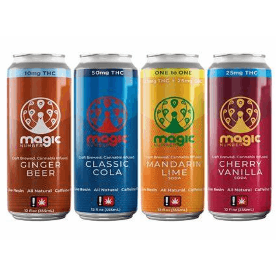 Photograph of product: Magic Number Soda - Sasparilla
